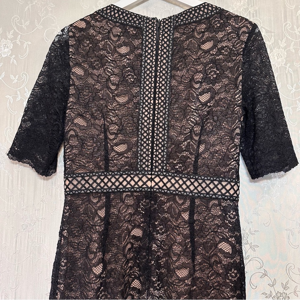 ANTONIO MELANI Black Lace Sleeve Dress - Picture 8 of 10